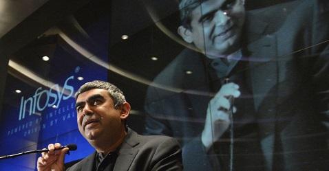 The great Infosys divide: Vishal Sikka addresses investors at Mumbai conference