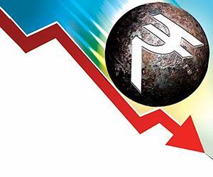 Indices Crack on Rupee Fall