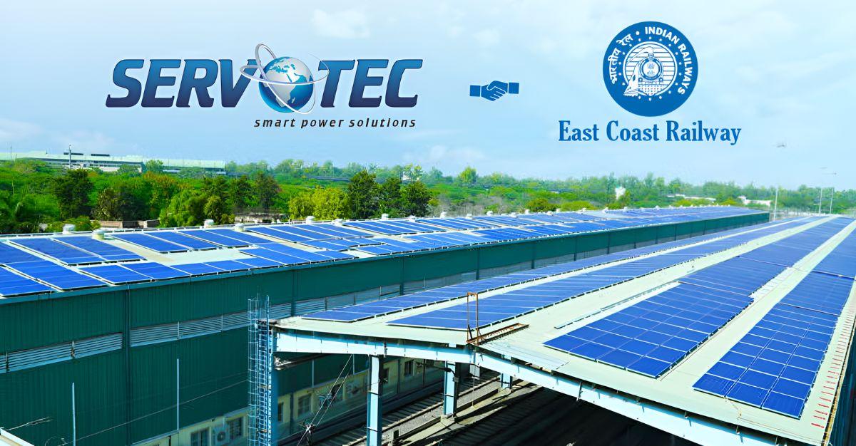 Solar Company Bags 4.1 MW On-Grid Rooftop Solar Order of Rs 15,80,00,000 from Waltair Division, East Coast Railway