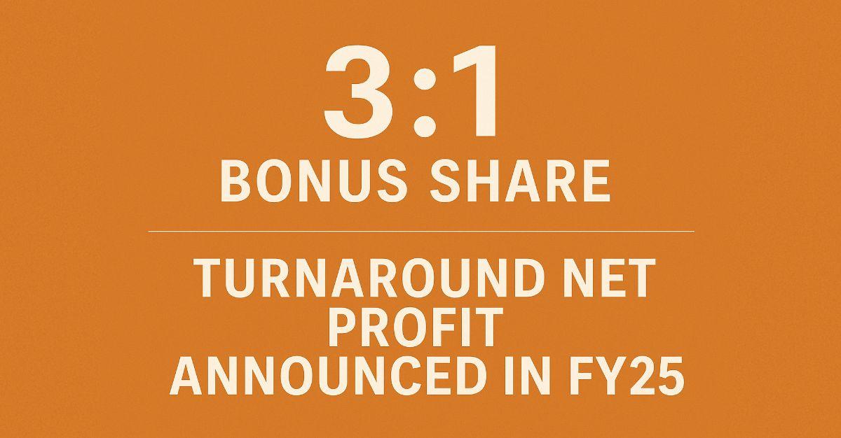 3:1 Bonus Share and Turnaround Net Profit Announced in FY25: Small-Cap Stock Saw 14 Times Spurt in Volume