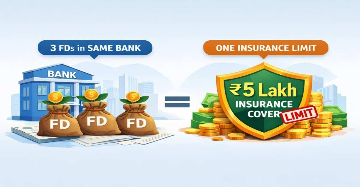 Multiple FDs in the Same Bank Do Not Mean More Safety: Know the Rs 5 Lakh Rule