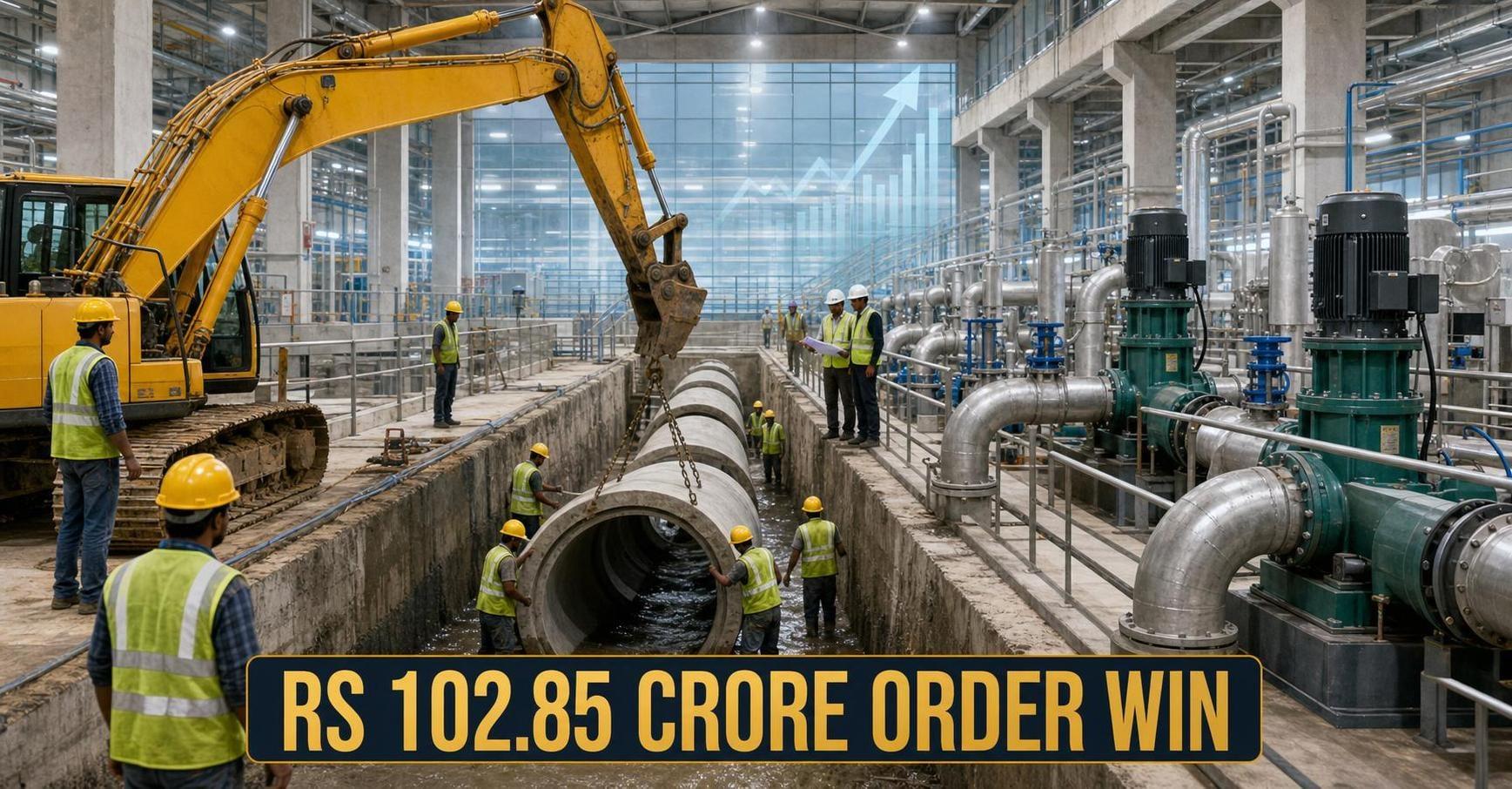 Rs 1,837 Crore Order Book: Small-Cap Infrastructure Company Bags Rs 103 Crore Sewer Project From UP Jal Nigam; Shares Jump 13%