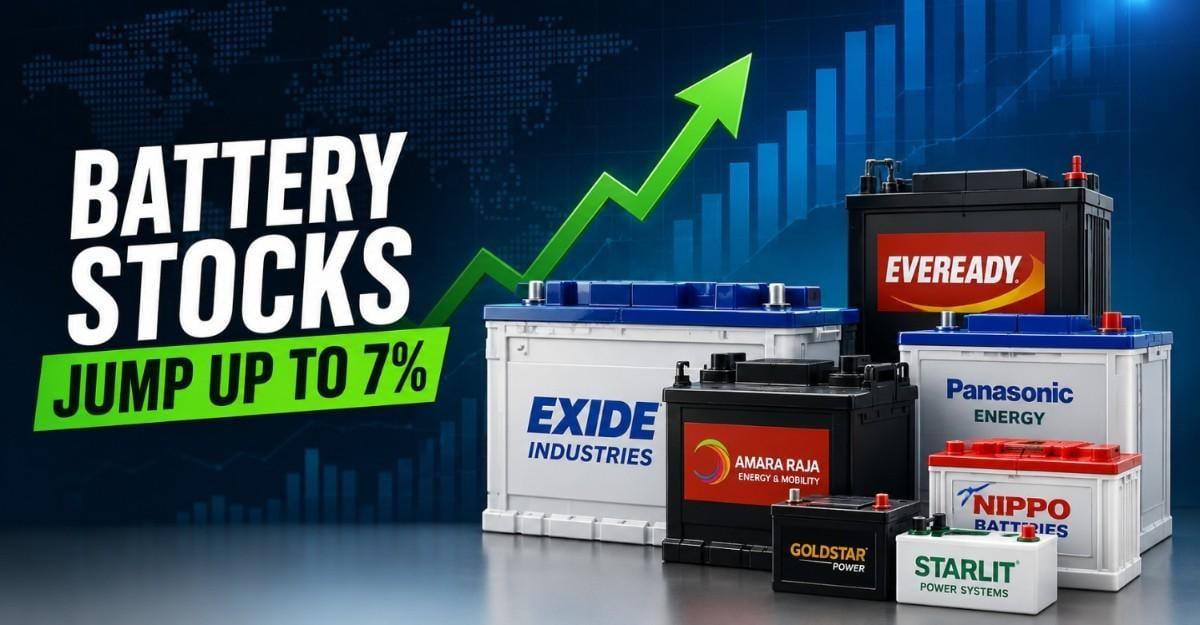 Battery Manufacturing Stocks Jump Up to 7%; Here's Why