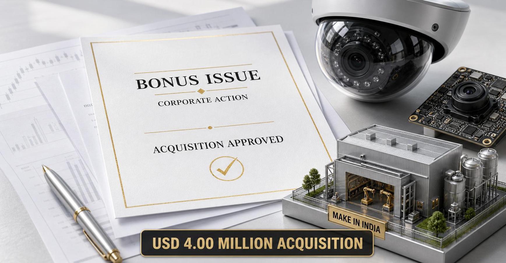Board Approves USD 4 Million Acquisition to Build Integrated ‘Make in India’ Surveillance Platform