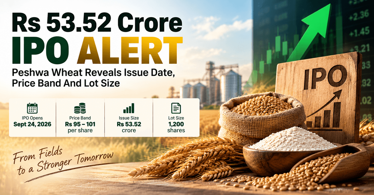 Rs 53.52 Crore IPO Alert: Peshwa Wheat Reveals Issue Date, Price Band And Lot Size