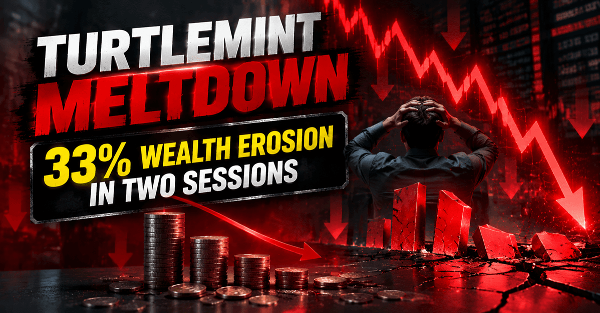 Turtlemint Stock Nightmare: Shares Bleed Over 33% As Investors Fear Earnings Hit