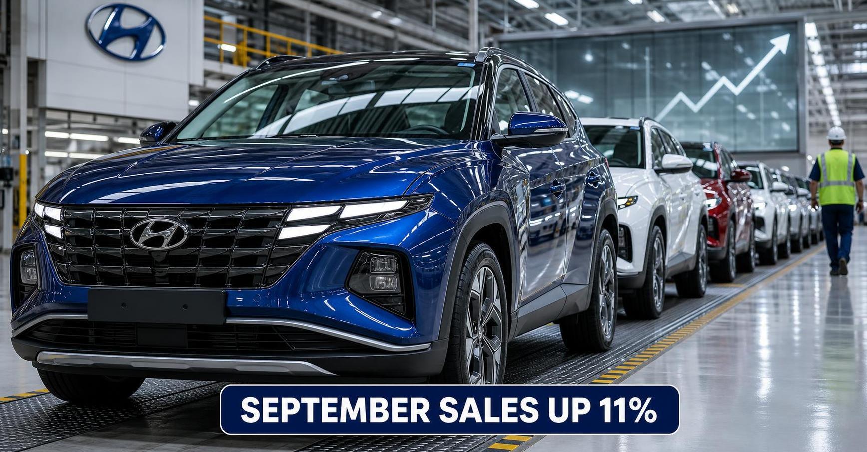 Hyundai Motor India posts record September sales as domestic demand and exports accelerate