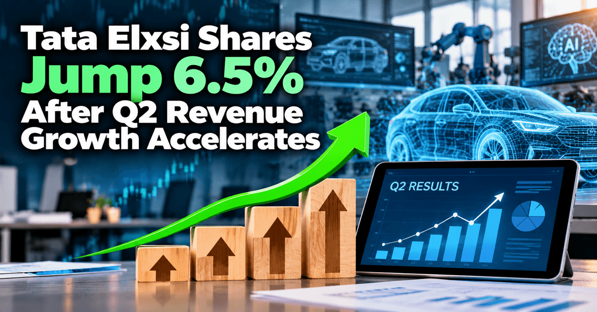 Tata Elxsi Shares Rally 6.5% as Q2 Profit and Margins Improve
