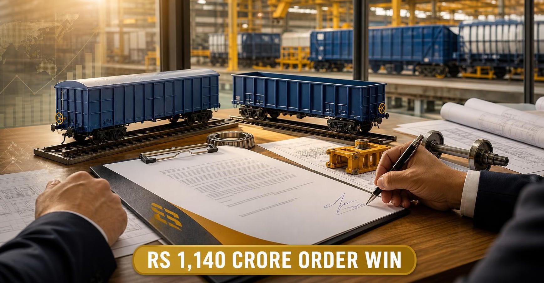 Rs 1,140 Crore Fresh Order: Railway Stock Jumps 8% After Securing Contract for 2,583 Wagons from Ministry of Railways
