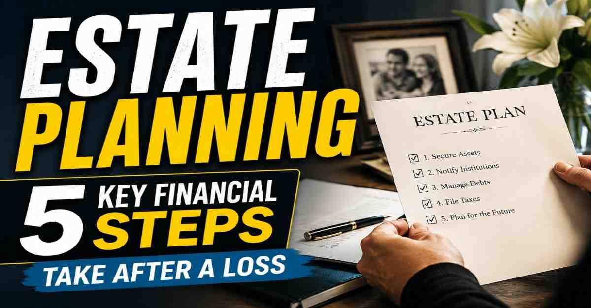 Estate Planning: 5 Key Financial Steps Families Should Take After the Death of a Loved One