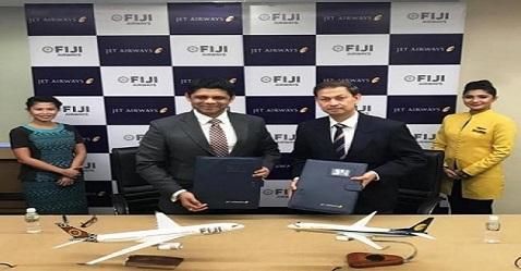 Jet Airways inks a codeshare pact with Fiji Airways